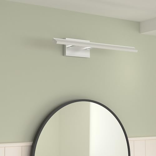Image of Aipsun 24 inch Dimmable LED Vanity Lights Adjustable Bathroom Light Fixtures Over Mirror Chrome Modern Vanity Lighting(White Light)