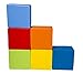 Velinda Completo 6 grandi mattoni,blocchi,cubi in schiuma gioco bambino, scuola materna (colore: mix1)