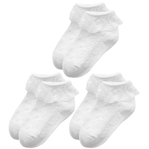 Bas,chaussettes Hautes Noires Et Blanches Pour Femmes Et Filles, Avec Nœud Papillon, à Volants