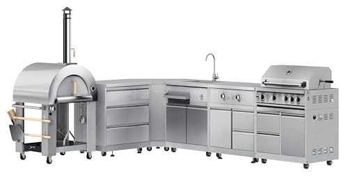 KoolMore KM-OKSKIT-CONFIG111 Outdoor Series Modular Kitchen