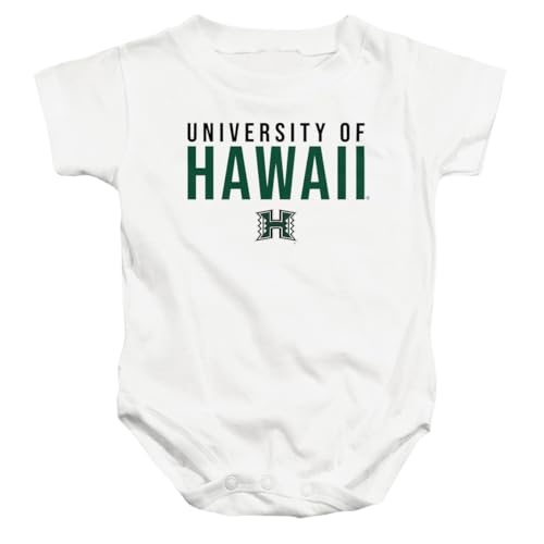 LOGOVISION University of Hawaii Stacked Unisex Infant Snap Suit for Baby