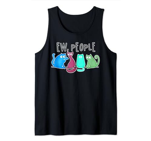 Ew, People Silly Cat Tank Top