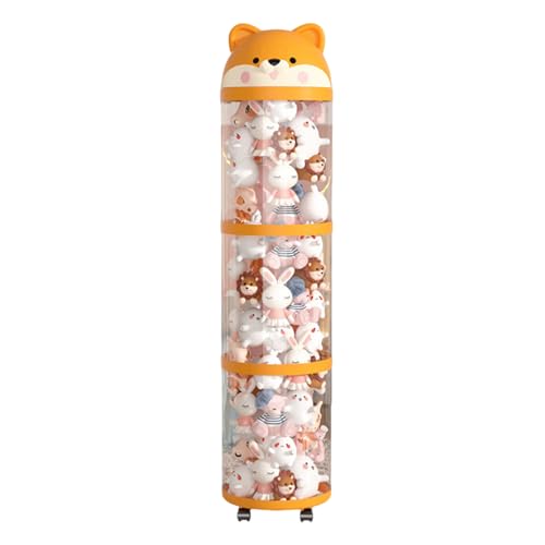 Almacenamiento De Animales De Peluche: Tubo Organizador PP Pet Plush, Contenedor De Soporte De Juguete Blando Big Clear | Organizador De La Sala De Juegos De La Habitación De La Guardería, Decoración