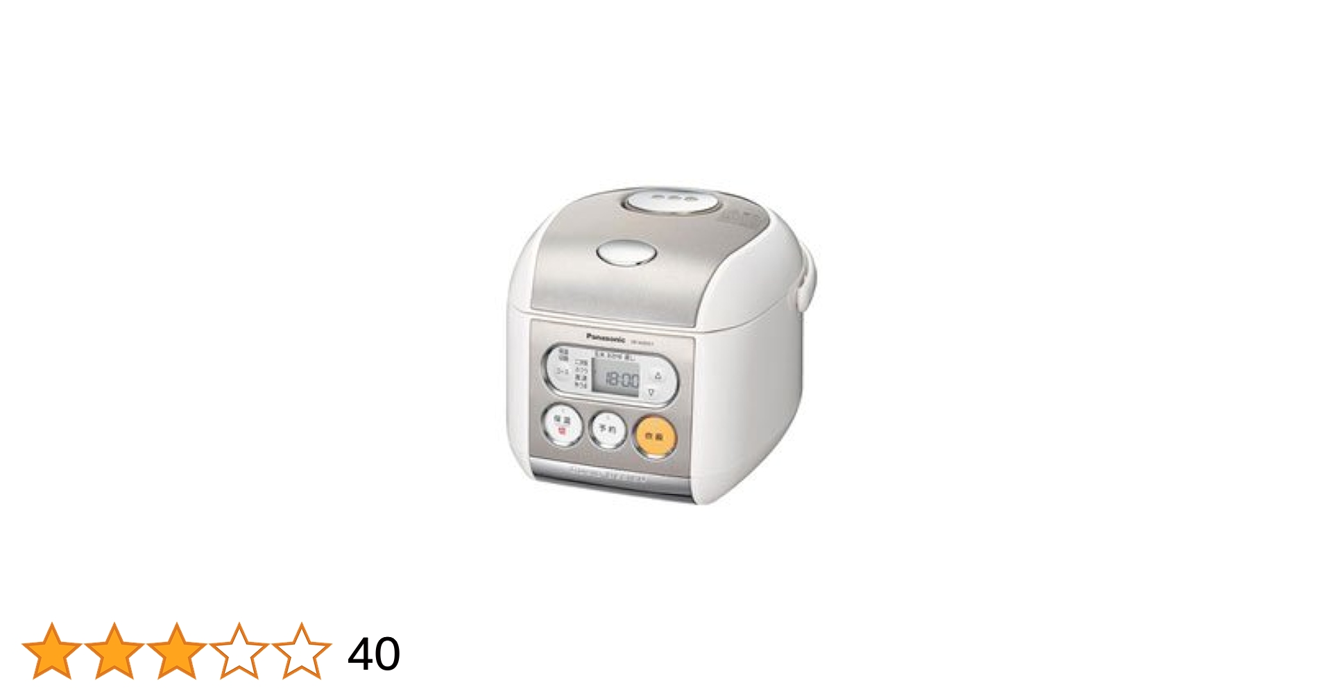 Amazon | パナソニック 3合 炊飯器 マイコン式 ホワイト SR