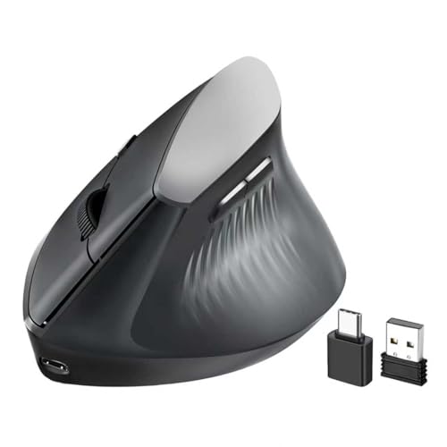 LOONASA Rechargeable Vertical Bluetooth Mouse
