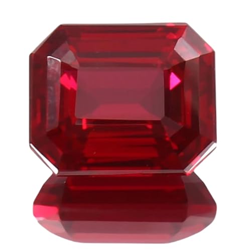 Gemme rubis naturelle 9x7mm pour fabriquer votre propre bague ou collier personnalisé DIY