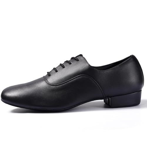 Dynadans Men's Leather Sole Ballroom Dance Shoes Latin Shoes for Salsa Character Tango Waltz2