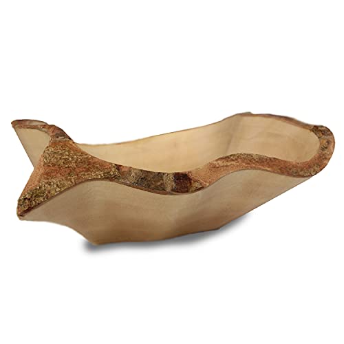 Roro 10 In Mango Wood Fruit Bowl With Bark Edges Made From Sustainable Orchard Wood #TOP1