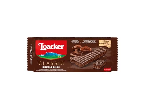 Loacker Classic Double Chocolate Wafer, 90 Gram