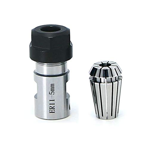 RATTMMOTOR ER11 Pince d'extension de moteur à broche 5 mm avec mandrin 1/8" pour machine à graver CNC Cover