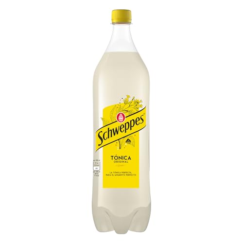 Schweppes Tónica Original, Bebida Refrescante - Botella PET 1L