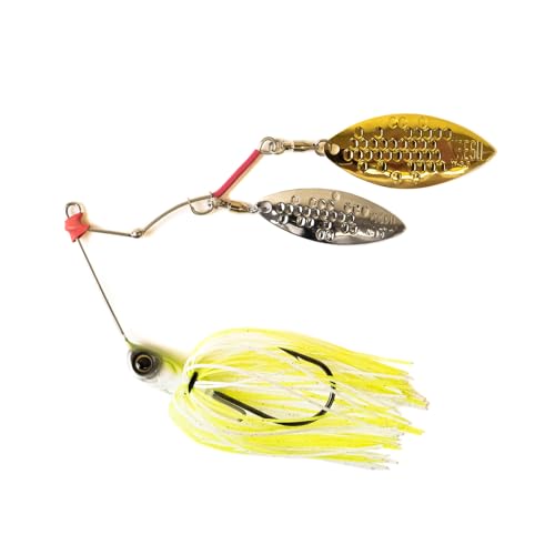 KAESU(カエス) バスルアー RANKA(ランカ) 3/8oz⇄1/2oz #02ホワイトチャートミックス ダブルウィロー 1枚目