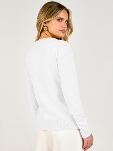 Image of ANRABESS Sweaters for Women 2026 Fall Long Sleeve Lightweight Pullover Tops