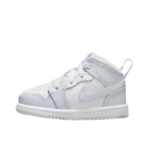 Jordan 1 Mid Baby/Toddler Shoes (FD8782-400, Cobalt Bliss/Neutral Grey/White)