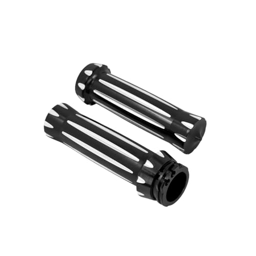Poignées de moto 25mm anti vibrations pour soulager les mains sur Sportster et Dyna