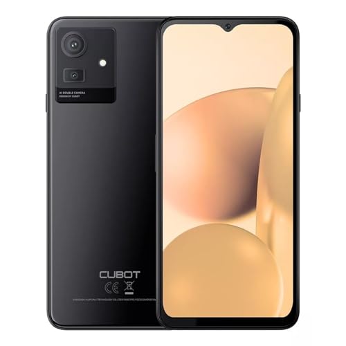 Teléfonos Celulares, Wireless CUBOT Celular Note 50 Dual Sim 256 GB 8 GB Ram 90hz 5200mah Android 13 (Negro)
