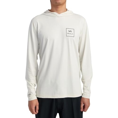 RVCA Men's Long Sleeve Hooded Surf Shirt4