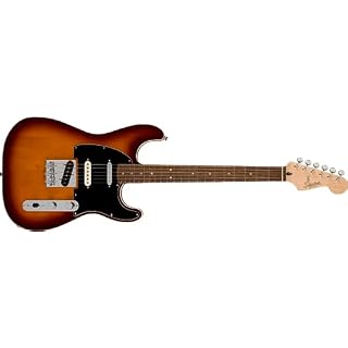 Squier Paranormal Custom Nashville Stratocaster (Chocolate 2-Colour Sunburst) – Guitare Électrique - Les Beatles, Paul McCartney, John Lennon, RIngo Starr, George Harrison