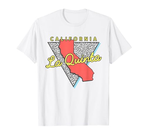La Quinta California Rétro Triangle CA City T-Shirt