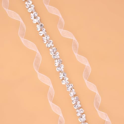 Wedding Belt Bridal Sash Bling Bridal Belt Rhinestone Belts for Formal Dress4