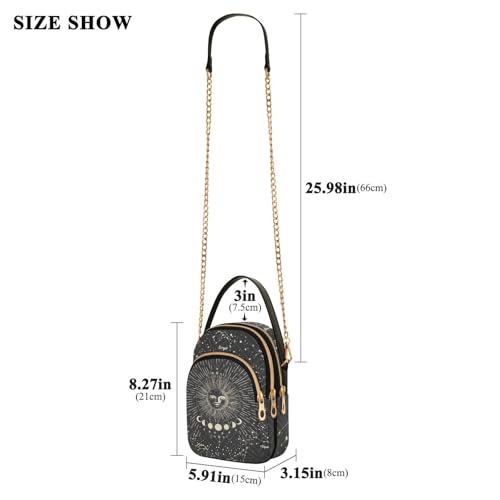 Phone Purses for Women Scorpion Casual Printing Shoulder Phone Purse Chain Purse for Women4