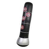 Drfeify Boxeo Inflable, Punta de Pupilles para Entrenamiento de Tope Bop, PVC Duradero, 157x40cm/61.8x15.7, Adecuado para Hogar, Gimnasio, Interior y Exterior