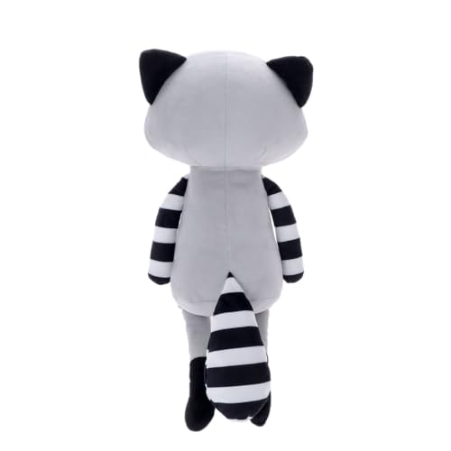 Pelúcia metoo guaxinim cinza/preto 22, 8 cm, Metoo, Cinza, 22.8 cm