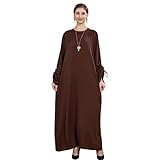 Lenmipot Muslim Women Abayas Islamic Abaya Dress for Women Back Zipper Jilbab 1pc Eid Kaftan Fashion Dress Daily Outfit