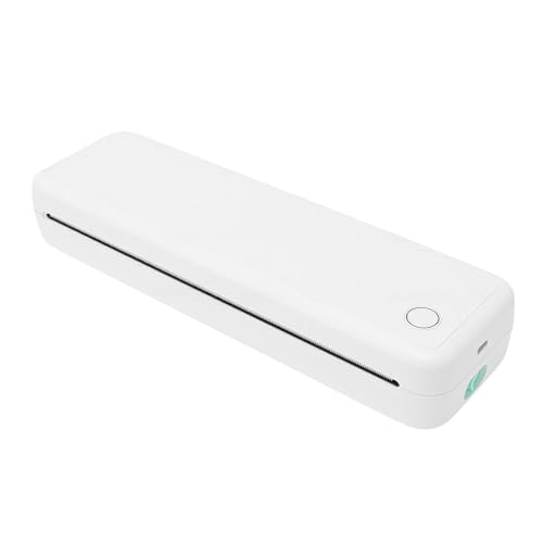 Image of Portable Printer, A4 Wireless Thermal Printer with Inkless Technology for Home Office Travel Receipts