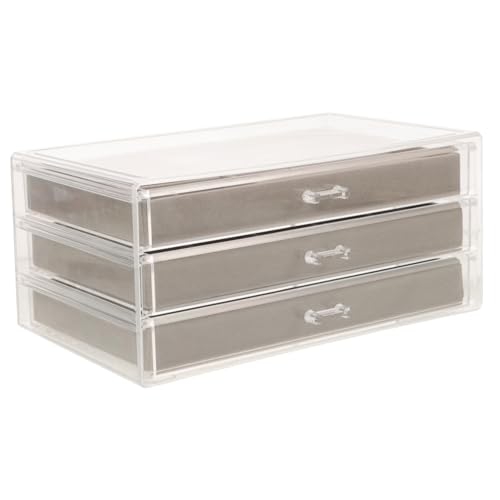 Boîte de présentation pour coiffeuse avec compartiment bijoux - 2
