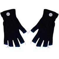 Xijobido Guantes Luminosos para Adultos - Manoplas Intermitentes