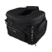 Motorrad Grand Pet Palace UV-bewertete vielseitige Haustier-Tragetasche, Moto-Sissy-Bar, Hecktasche mit zwei Schalen, UTV, ATV, Rollgepäck, oberes Fenster, öffnet Haustiertasche, 54,1 x 38,6 x 33 cm