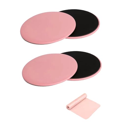 Junguluy Disco Deslizante para Fitness, Disco Deslizante para Yoga, Tapete Deslizante para Pies para Fitness, Entrenamiento del Núcleo Abdominal, Equipo de Ejercicios de Modelado