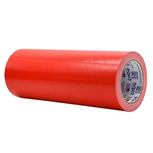 Image of MAT Duct Tape Red Industrial Grade, 12 inch x 60 ft. Waterproof, UV Resistant for Crafts, Home Improvement, Repairs, & Projects