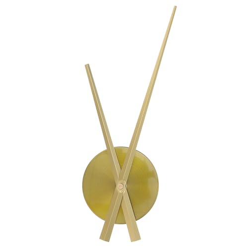 Yardenfun 金属製高精掛け時計キット 高トルクムーブメント付き クォーツ機構 壁掛け時計用 金色大型指針 インテリア装飾対応