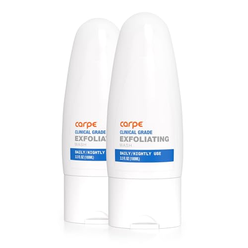 Image of Carpe Exfoliating Underarm Scrub with Odor Protection, Underarm Exfoliator to Improve Deodorant Performance - Energizing Minty Fresh Smell - Armpit Scrub for Women and Men (2 Pack)