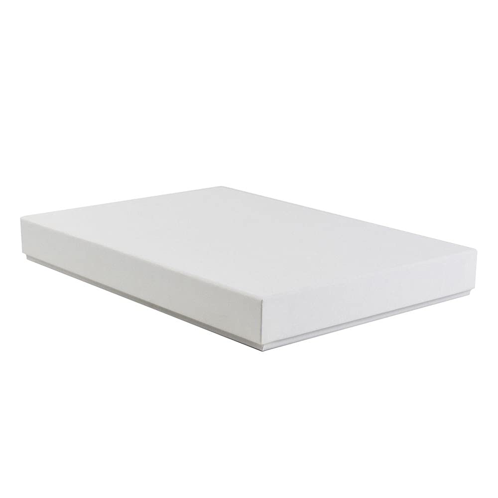 Packaging World A4 Luxury Rigid Presentation Stationery Gift Box 35mm (White)
