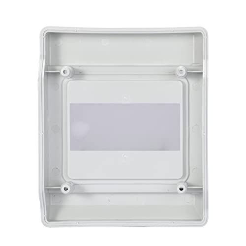 Mollom 6 Way Power Distribution Box with Bus Bars and Din Rail for Miniature Circuit Breaker MCB, Waterproof IP66.Padlock Available for Indoor and Outdoor Use