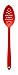 GIR: Get It Right | Heat-Resistant up to 550¡F | Seamless, Nonstick Perforated Kitchen Spoons for Mixing, Cooking, and Stirring | Perforated - 13 IN, Red