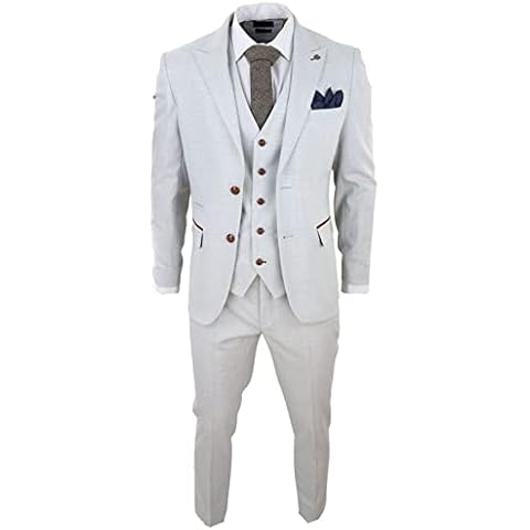 Costume 3 Pièces TruClothing en Tweed Gris Cover