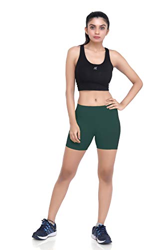 Image of Women's Solid Inner & Outer Wear Active Hot Shorts