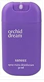 Saneez Spray Désinfectant Mains, Monoï Sunset, 30ml, Éthanol 70,1%, Portable, Fabriqué en France