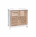 D,casa - Mueble Bajo Lavabo de Blanco Armario Mueble Baño Estilo Nordico (Nordico)