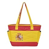 Bolsa de trabajo para viajes y viajes diarios con bolsillos, bandera de España