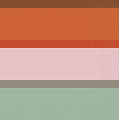 Serviettes en papier épaisses Marimekko orange anti déchirure table