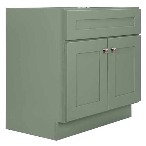 Brookings 30 in Bath Vanity, Unassembled, Sherwin Williams® Evergreen Fog
