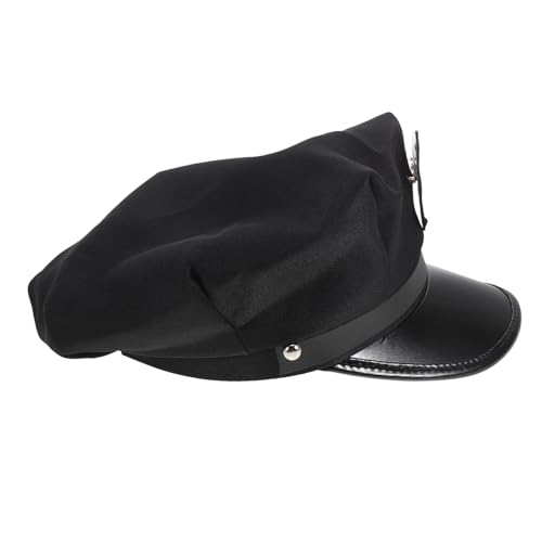 FOMIYES Costume Party Captain Hat with Ear Detail Stylish Decorative Sailor Hat for Cosplay and Themed Parties Fits Head for Unique Performance Looks