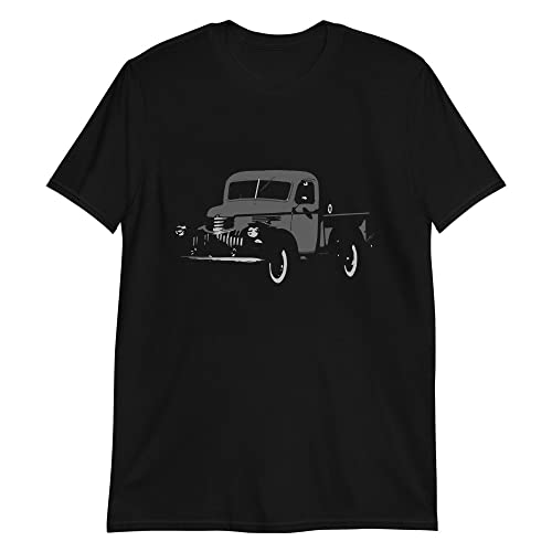 JG Infinite 1941 Chevy Antique Pickup Truck Short-Sleeve Unisex T-Shirt Black