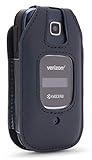 BELTRON Leather Fitted Case for Kyocera Cadence 4G LTE S2720 Verizon Flip Phone - Features: Rotating...