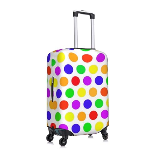 Beautiful Polka Dot Print Suitcase Cover Luggage Protector Washable Elastic Fashionable Travel Gear Cover3